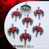 Accesorios de Estilo Oscuro Estilo Europeo y Americano Mariposa Negra Pistola Cruz de Rosa Colgante Pulsera de Cuentas DIY Collar