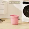 Juego de Cubo de Agua para el Hogar, Lavabo, Cucharón de Agua, Cubo de Plástico Engrosado, Gran Capacidad, Uso Doméstico, Set de Tres Piezas para Baño en Dormitorio de Estudiantes
