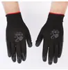 Guantes de Nylon Recubiertos de Nitrilo, Guantes de Goma Resistentes al Aceite, Duraderos, Antideslizantes, Engrosados, Transpirables, Guantes de Protección para Trabajadores de Construcción