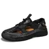 Sandalias Hechas a Mano para Hombre 2025 Verano Nueva Moda Baotou Antideslizantes Zapatos de Playa Casuales Suela Suave Versátiles Sandalias Deportivas