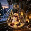 Nuevo Adorno: Adorno de Diorama Navideño Brillante