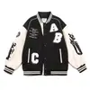 2026 Nueva Moda Retro Chaqueta de Longitud Media Edición Estudiante Primavera/Otoño Abrigo de Béisbol Conjunto de Estilo Casual Urbano