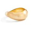 Pulsera Trendy de Patrón de Ola Irregular, Brazalete Liso Abierto, Suministro de Joyería de Gama Alta de Nicho para Comercio Exterior