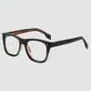Gafas Gafas de Negocios Montura de Gafas Inserto de Ácido Propiónico Patilla Montura de Gafas Estudiante Gafas para Miopía Decorativas Antiluz Azul Espejo Plano Nuevo