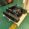 Control remoto cortacésped guerrero negro 800 cuida césped maleza pendiente limpieza baldío cortacésped de gran potencia