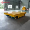Carro Eléctrico de Plataforma a Batería, Carrito Móvil Montado en Rieles Controlado por Mando a Distancia para Transporte en Taller, Carro de Plataforma de Operación a Corta Distancia