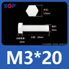 Varilla de Extensión para Tornillo M3M4M5M6M8M10M12 Plástico de Nylon Aislante Retardante de Llama Exterior Hexagonal