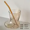 Estilo Ins Popular Criativo Botas Vidro Transparente Personalizado Suco Bebida Cerveja Copo Tendência Café Bebida Fria Copo
