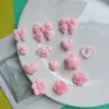 Accesorios de Resina para Manualidades de Dibujos Animados, Lazo, Corazón, Pasador de Pegamento de Crema, Funda de Teléfono, Hebilla de Zapato, Llavero, Colgante