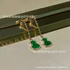 Pendientes de Calabaza Kirin Heweisha para Mujer Mismo Estilo que Liu Shishi Pendientes Rojos Chinos Perla Blanca Ágata Roja Pendientes Exquisitos