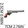 Parches de Tela Bordados Western para Hombre Pegatinas de Pistola Pegatinas de Caballo Tauro Etiqueta Bordada por Computadora Pegatinas de Cactus para Planchar