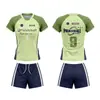 Conjunto de uniforme personalizado para pickleball, uniforme de tenis para competición y entrenamiento, ropa deportiva de manga corta para correr y fútbol, uniforme de bádminton personalizado