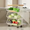 Prateleira de Armazenamento para Mesa, Aparador para Sala de Estar, Organizador em Camadas para Lanches e Copos de Água, Cesta de Armazenamento para Frutas e Vegetais de Cozinha
