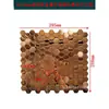 Azulejos Mosaico Espelhados Hexagonais Pequenos de Aço Inoxidável Metálico Estilo Europeu KTV Bar Entrada Azulejos de Parede com Fundo Preto Dourado