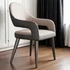 Cadeira de Jantar Nórdica Moderna de Luxo Leve, Cadeira com Encosto para Uso Doméstico, Cadeira para Reunião de Hotel, Cadeira para Mesa de Jantar, Banqueta Simples para Restaurante Casual