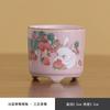 Conejo Fresa Ruyao Rosa de Tres Patas Velas Aromáticas para Interior Aroma Duradero Sensación de Alta Gama Regalo de Cumpleaños