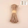 Fabricante Venda Quente Corda de Cânhamo Corda de Juta Artesanal DIY Estrutura de Escalada para Gatos Amarração Bondage Corda de Cânhamo Natural 10m Retrô Atacado