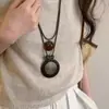 Novo Colar Étnico Retro Chinês para Mulheres Corrente Decorativa Longa de Suéter Acessório com Pingente Boêmio de Alta Qualidade