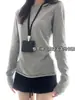 Camiseta base de manga larga semi-transparente, chic y suave, estilo coreano para mujer, top de camiseta de algodón copo de nieve ligero y transpirable para primavera, verano y otoño