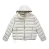 Chaqueta de algodón de canalé estilo coreano súper bonita para mujer, nueva de invierno 2026, ligera y delgada con relleno, prenda exterior elegante de alta gama