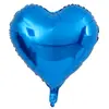Balão de alumínio de 18 polegadas em formato de coração de amor, estrela de cinco pontas, cor sólida, para casamento, festa de aniversário, fabricantes de balões de alumínio decorativos, atacado