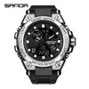 Reloj Deportivo Sanda para Hombres y Adolescentes Reloj Multifuncional para Estudiantes Resistente al Agua Esfera Grande Reloj Electrónico Venta Directa de Fábrica