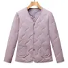 Chaqueta Gruesa de Algodón con Forro de Lana para Otoño e Invierno para Mujeres de Mediana Edad y Mayores, Abrigo de Algodón con Forro de Felpa, Ropa de Abrigo Cálida de Algodón Estilo Mamá