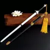 Espada de Tai Chi, espada de artes marciales, espada suave de rendimiento para mujeres, espada sin afilar para práctica matutina, espada de estilo antiguo para hombres, espada de danza, accesorios de baile para niños