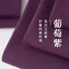 Camiseta Pesada Morada de Cuello Redondo, Manga Corta, Color Morado Uva para Mujer, Camiseta de Media Manga, Prenda Base para Hombre, Nuevo Estilo 2024
