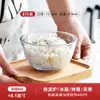 Horno de Microondas Utensilios de Calentamiento Tazón de Vidrio Transparente Resistente a Altas Temperaturas de Grado Alimenticio para el Hogar Vaporizable Base para Hornear Batir Huevos