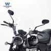 Carro esportivo Wolf adequado para para-brisa Qianjiang flash 500s para-brisa dianteiro para-brisa modificação de motocicleta ajustável