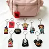 Chaveiros de personagem temáticos de Halloween transfronteiriços, Pingentes para bolsa de borracha macia em PVC, Acessórios, Decorações de chave de mochila atacado