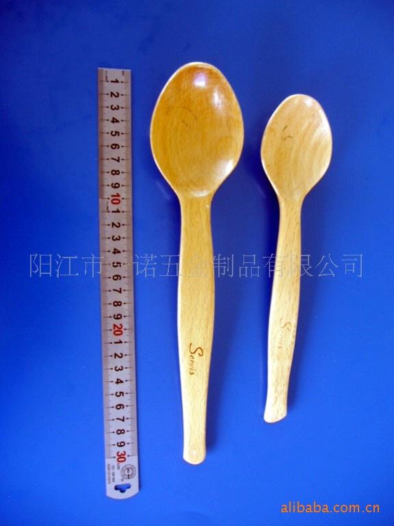 Q-028竹木餐具,木锅铲,木叉,木汤勺,木碗__8638