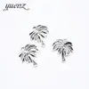 YuenZ aleación vintage plata antigua palmera colgante diy accesorios de joyería europeos y americanos 20 * 18mm Q254