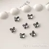 Decoraciones de Mariposa de Cristal Grandes y Pequeñas para Uñas Tendencia Súper Brillantes Coloridas Planas Mini Mariposas Pedrería para Uñas