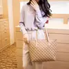Bolso de Hombro y Mano Grande Rosa Acolchado Nuevo para Mujer