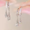 Nuevos Pendientes Minimalistas Geométricos de Gota Simples de Moda Versátiles Exquisitos Pendientes de Moda para Mujer
