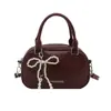 Bolsos de mano para mujer 2025 nuevo modelo bolso de hombro cruzado, bolso cuadrado pequeño versátil de moda, bolso tipo almohada de boliche