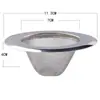 Malla de filtro de acero inoxidable tazón de cocina cesta de fregadero filtro cuenco para verduras alcantarilla basura filtro anti-atasco