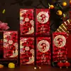 Sobre Rojo de Boda Dinero de Regalo 2026 Nuevo Estilo de Alta Gama para la Boda de Mejores Amigos, Regalo de Boda de Mil Yuanes, Regalo de Reunión, Sobre de Dinero de la Suerte