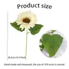 Atrezzo de Fotografía de Girasol Artificial, Estilo Rústico para el Hogar, Flor Artificial Realista de un Solo Tallo al por Mayor, Girasol para Sala de Estar
