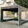 Tenda de alívio de desastres barraca de pano transparente imprimível 3 * 3 barraca de camuflagem barraca suporte de metal barraca ao ar livre