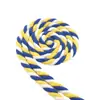 Fornecimento Exclusivo Transfronteiriço 10m em Estoque Corda de Algodão Colorida de Três Fios 6mm Corda Torcida para Macramê Corda de Cor Mista para Artesanato DIY