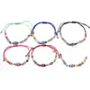 Joyería Más Vendida Transfronteriza 2020 Pulsera Tejida de Fátima Pulsera de Palma Ojo Maligno en Stock Venta al por Mayor Suerte