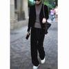 23652 Da Ai Mei Yi Yuan Otoño 2026 Nuevo Conjunto de Estilo Urbano de Moda Atuendo de Diosa a la Moda Casual Adelgazante de Moda