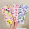 Nueva Diadema Dibujos Animados Accesorios para el Cabello de Niños Pasador Lindo Flor Pequeña Pasador para Bebé Diadema de Princesa Niña Pequeña Banda Elástica