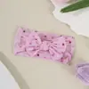 Diadema Ancha Elástica Suave para Bebé Más Vendida Transfronteriza Europea y Americana Accesorios para el Cabello Protección de la Fontanela del Bebé Accesorios de Diadema con Lazo