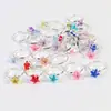 Anillo para Bebé Niños Joyería Anillo Abierto de Gema Diamante de Color Cristal Imitación Lindo de Princesa para Niñas Jardín de Niños a Granel
