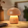 Abajur de mesa em formato de cogumelo, feito de madeira maciça de faia, ideal para crianças. Perfeito para decorar sua mesa infantil com LED e presente perfeito para meninas. Ideal para decorar mesas e mesas.