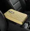 Almohadilla para Caja de Reposabrazos de Interior de Coche, Almohadilla Multifuncional para Elevar, Tipo Universal con Portarrollos de Papel, Reposabrazos de Consola Central Tres en Uno